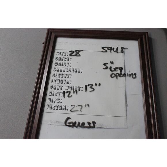 VTG Guess Georges Marciano High Waist Mom Style Wedgie Ankle Zipper Jeans, Sz 28 - Picture 8 of 8